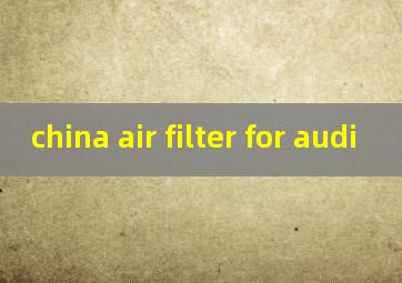 china air filter for audi